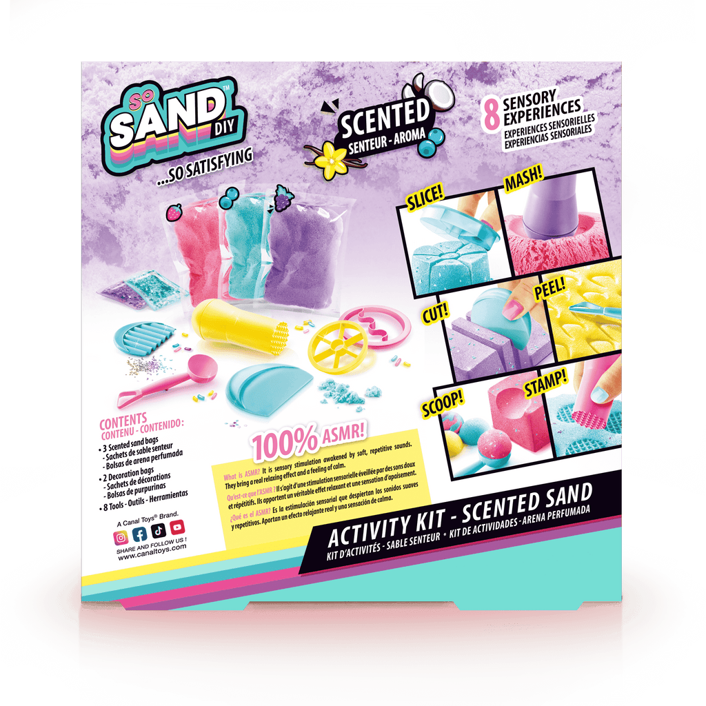 Kit de Actividades de Arena Perfumada - Activity Kit Scented Sand - So Sand - SDD042 - CanalToys