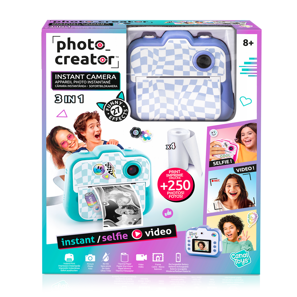 1 Cámara Instantánea - Instant Camera - Photo Creator - CLK001 - CanalToys