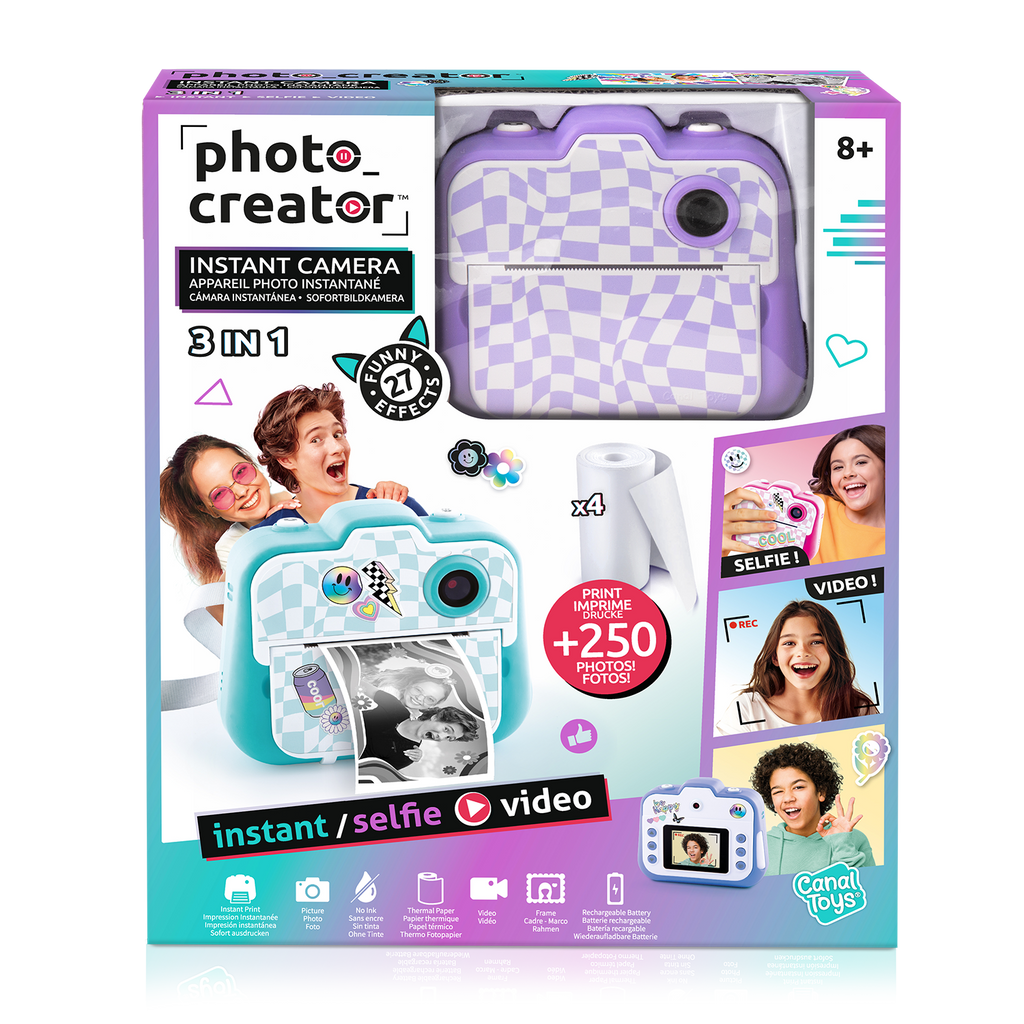 1 Cámara Instantánea - Instant Camera - Photo Creator - CLK001 - CanalToys