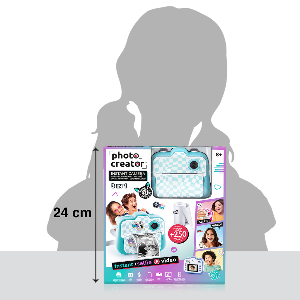1 Cámara Instantánea - Instant Camera - Photo Creator - CLK001 - CanalToys