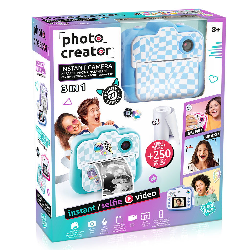1 Cámara Instantánea - Instant Camera - Photo Creator - CLK001 - CanalToys