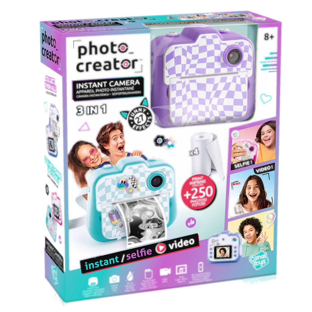 1 Cámara Instantánea - Instant Camera - Photo Creator - CLK001 - CanalToys