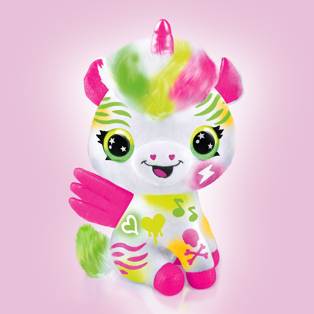 Colorea tu Unicornio de Neón - Neon Unicorn Plush - Airbrush Plush - AIR024 - CanalToys