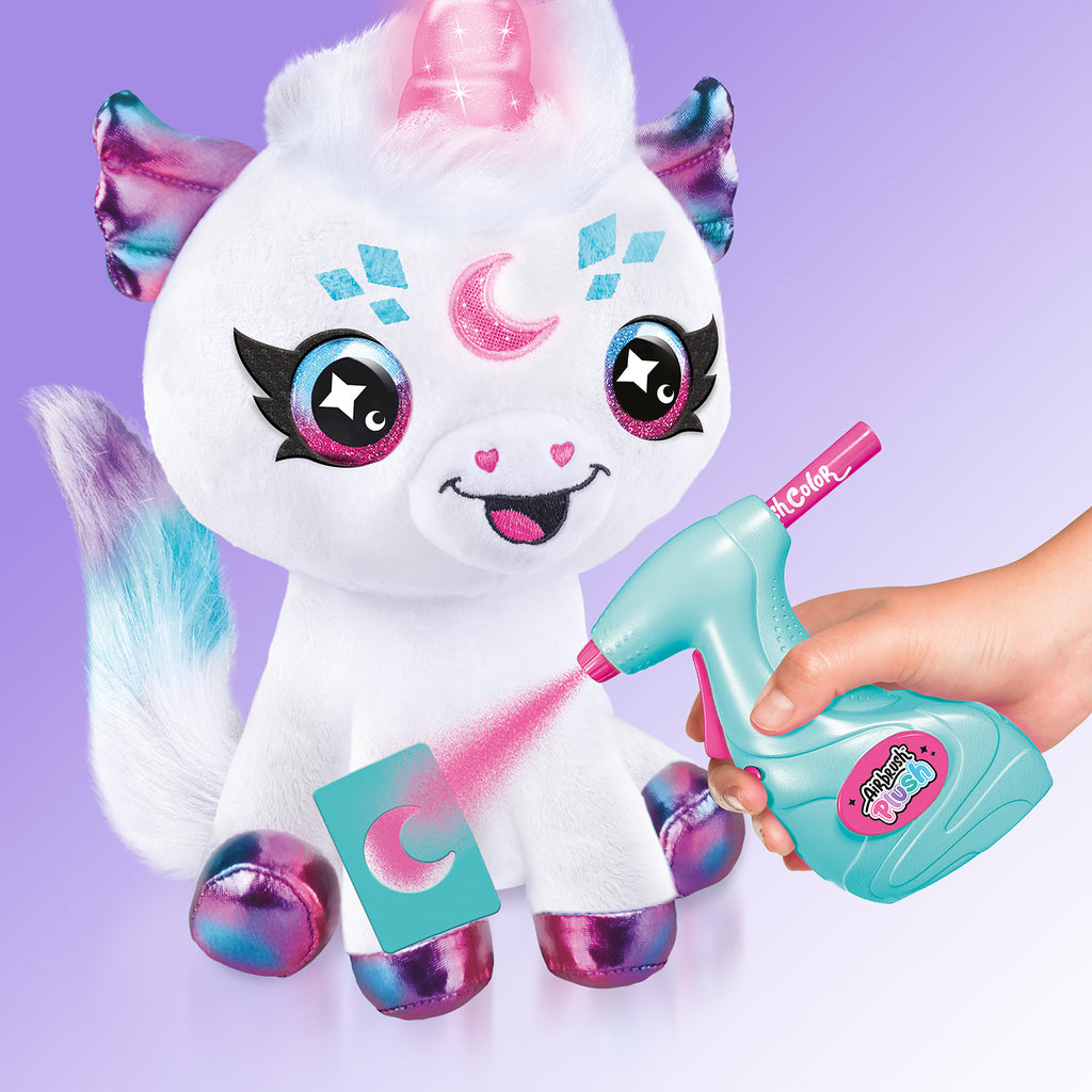 Colorea tu Unicornio Mágico - Cosmic Unicorn - Airbrush Plush - AIR028 - CanalToys