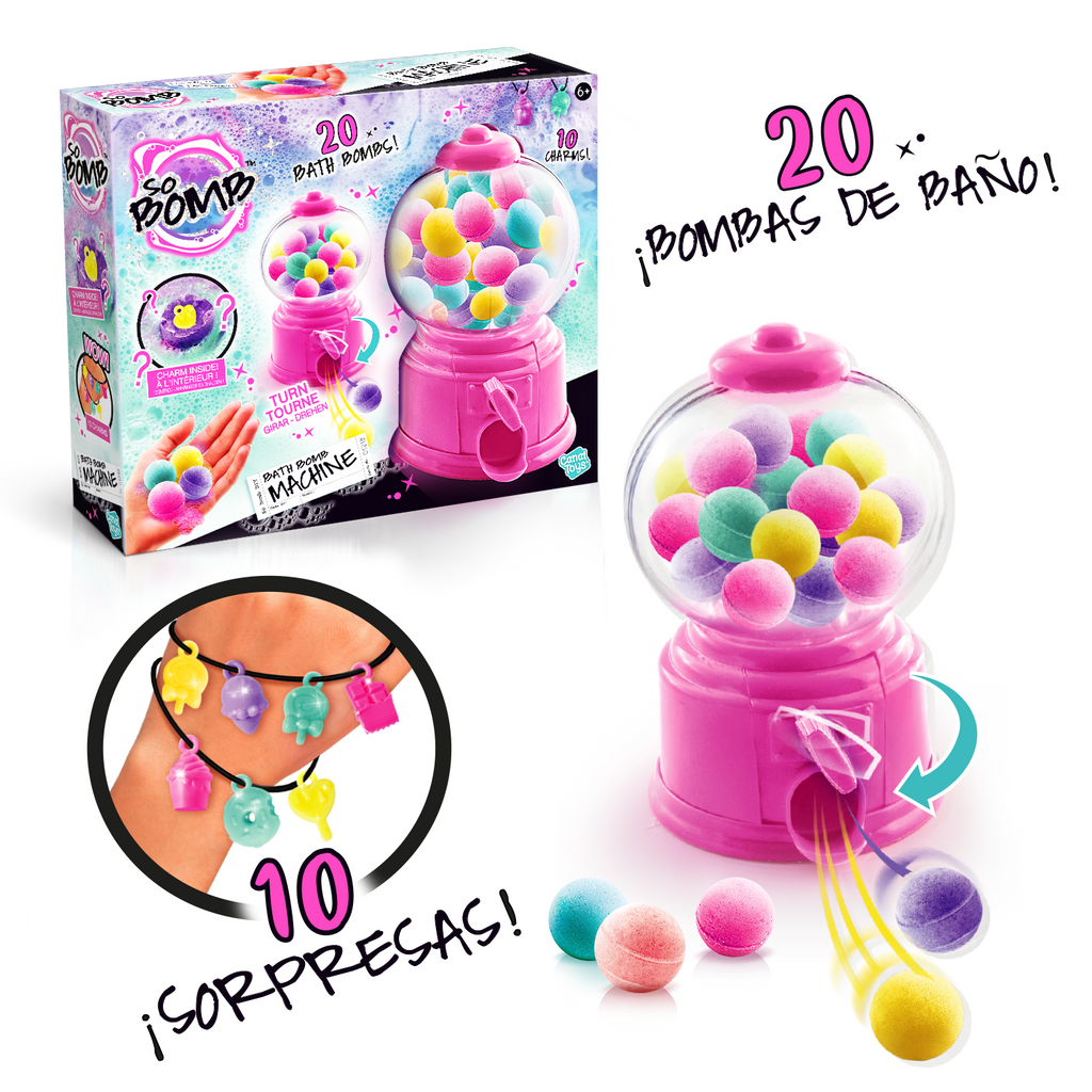 Bath Bomb Dispensador - So Bomb - BBD045 - CanalToys