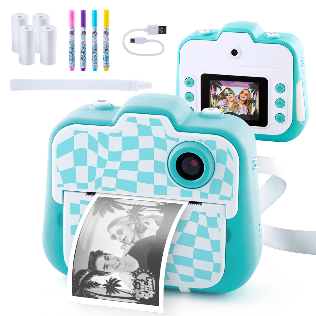 Cámara Instantánea Azul Turquesa - Photo Creator - CLK001T - CanalToys
