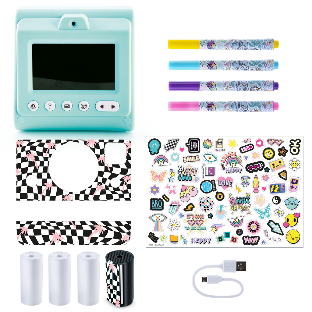 Cámara Instantánea Retro - Retro Instant Camera - Photo Creator - CLK019 - CanalToys