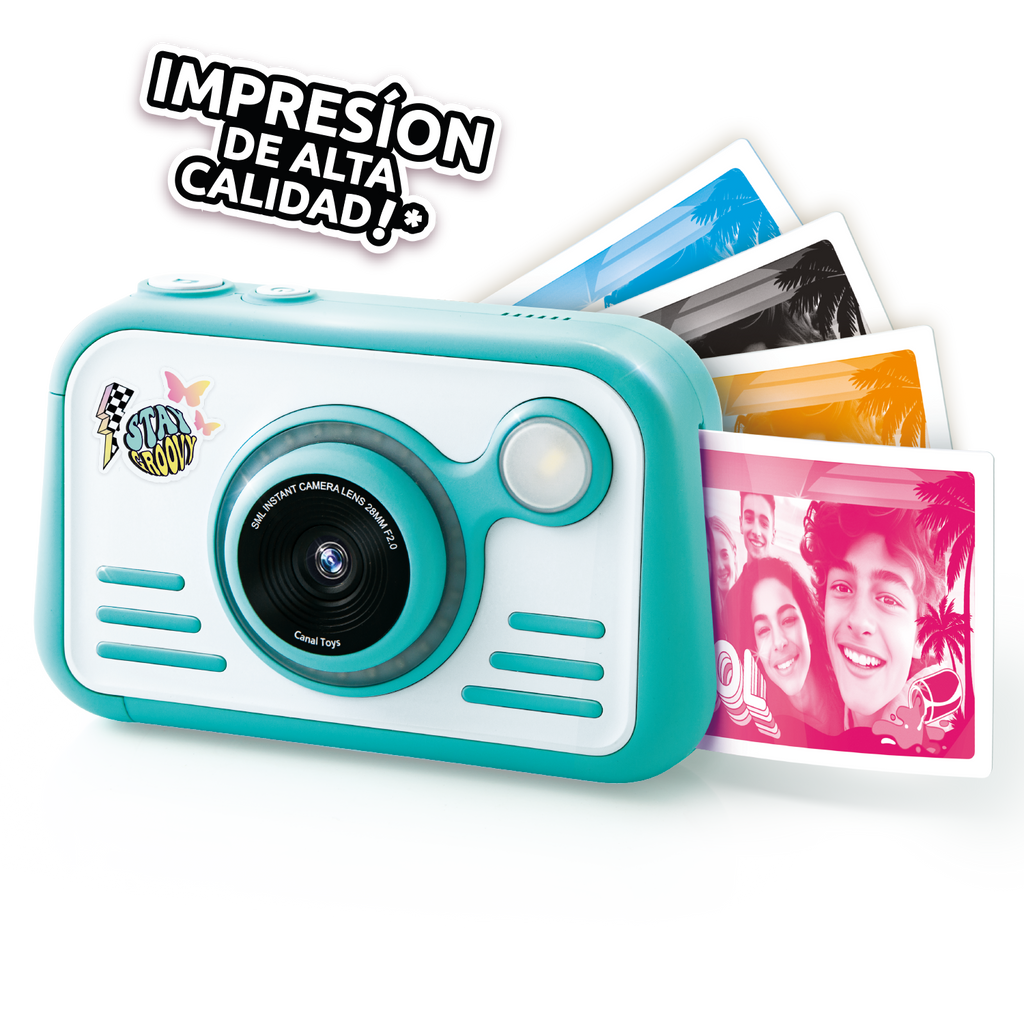 Cámara de Impresión Instantánea 2.0 Papel de calidad fotográfica - Photo Creator - CLK046 - CanalToys