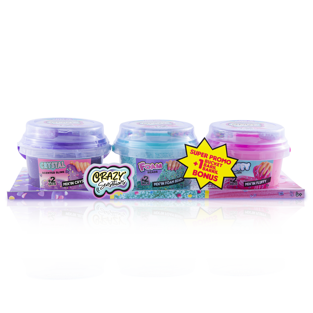 Cubos Mezcla y Combina Sensaciones 2 + 1 bonus - Mix&Match Sensations 2 Buckets + 1 Bonus - Crazy Sensations - CCC002 - CanalToys