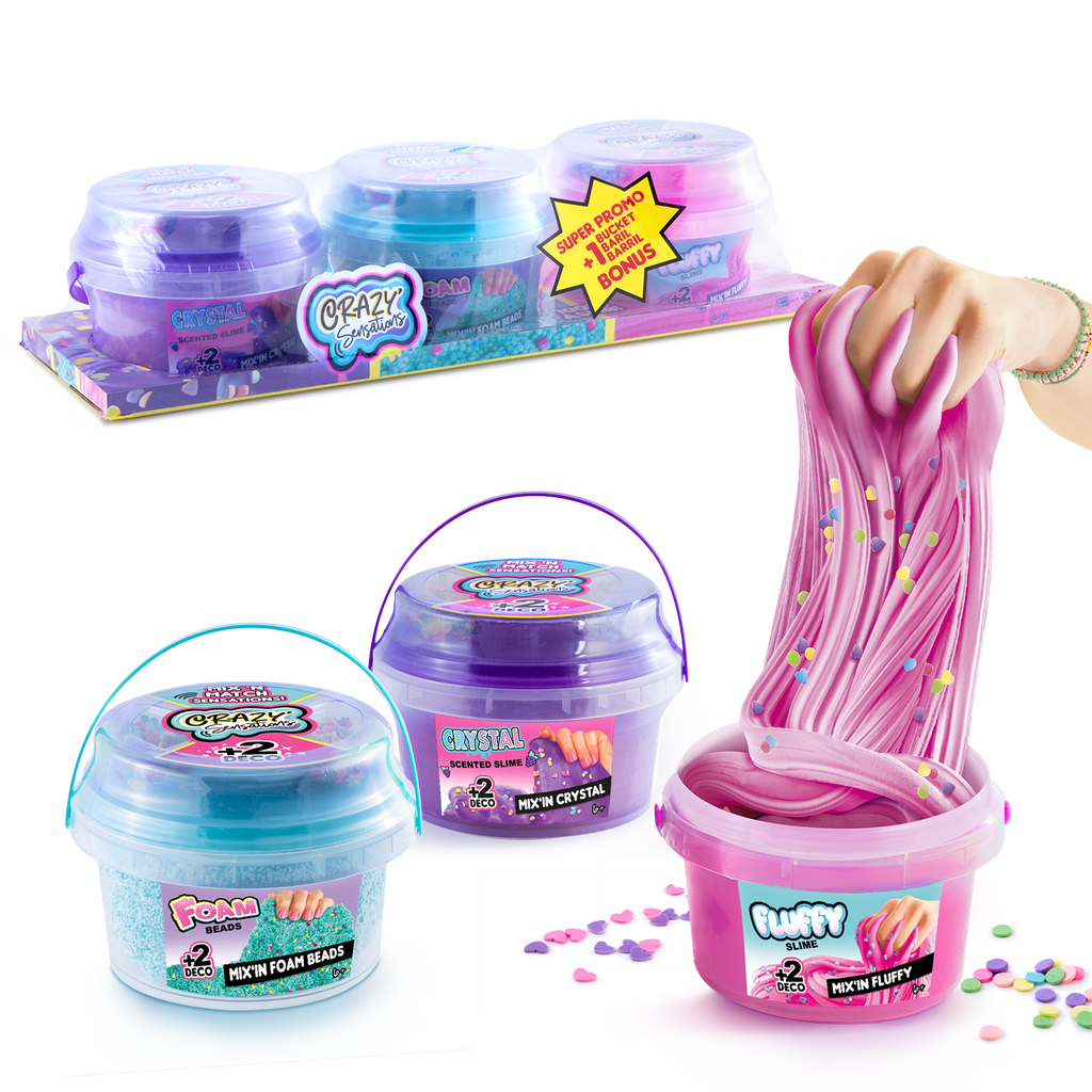 Cubos Mezcla y Combina Sensaciones 2 + 1 bonus - Mix&Match Sensations 2 Buckets + 1 Bonus - Crazy Sensations - CCC002 - CanalToys