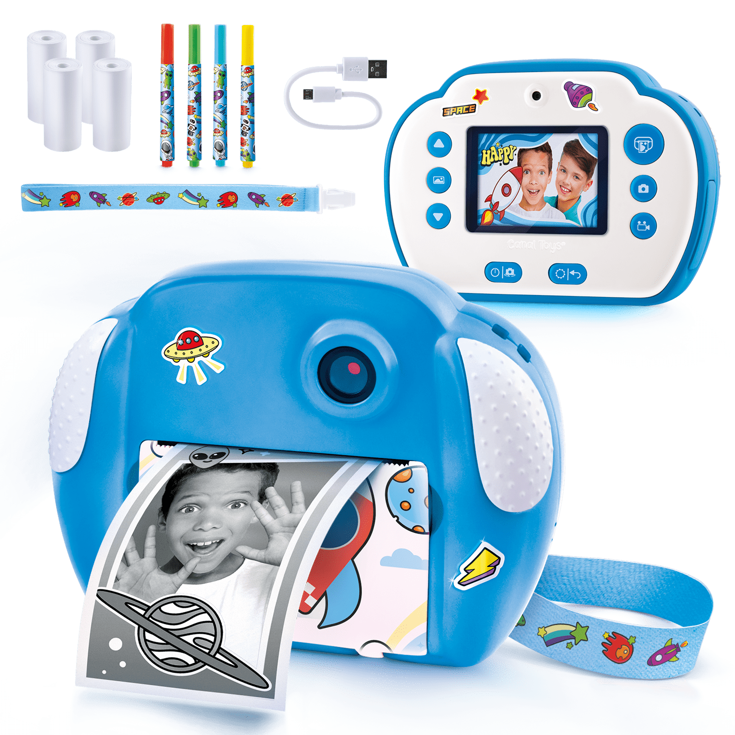 Juguete electrónico - SMARTEK Cámara de fotos infantil CAM-150BL