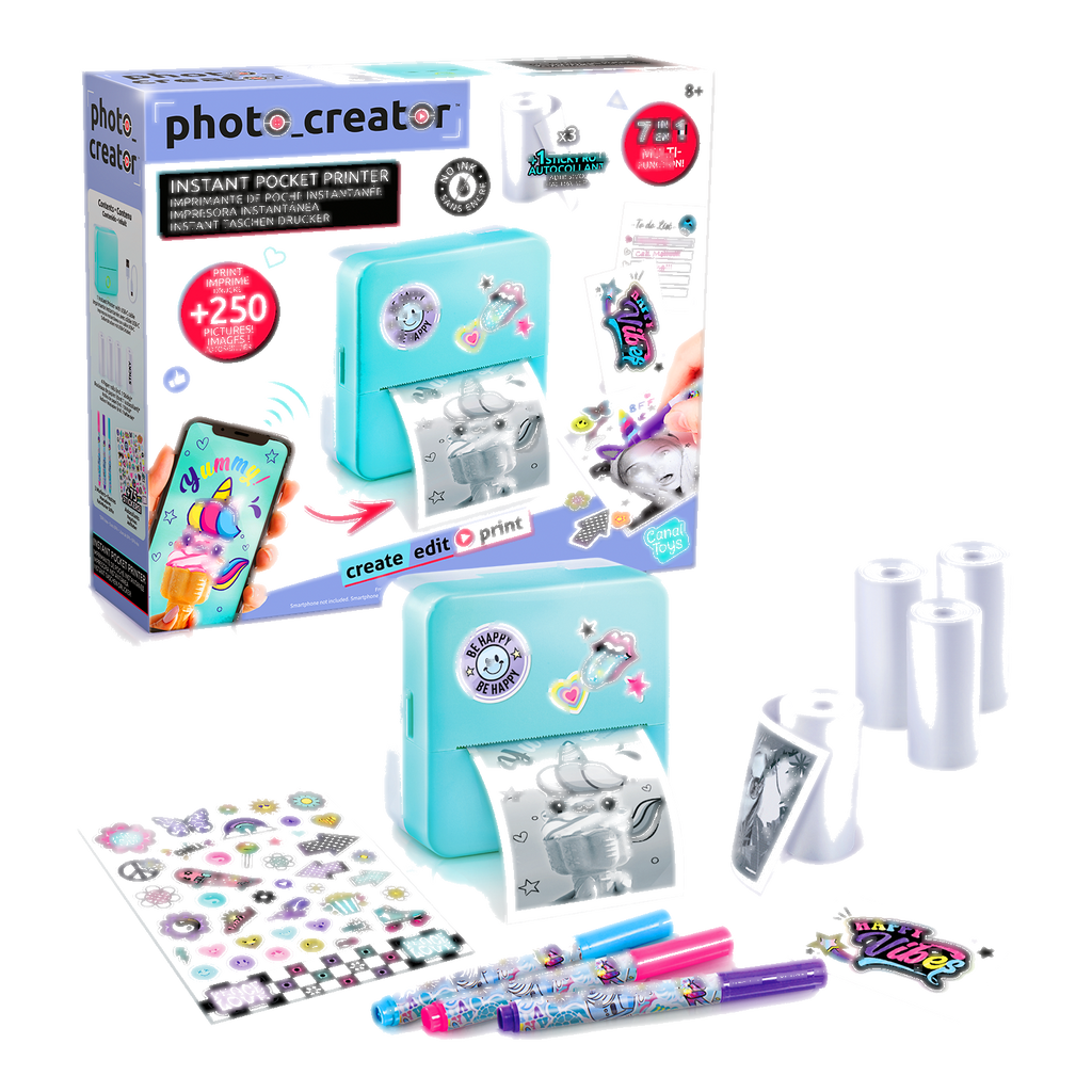 Impresora Instantánea de Canal Toys - Instant Pocket Printer - Photo Creator - CLK017 - CanalToys