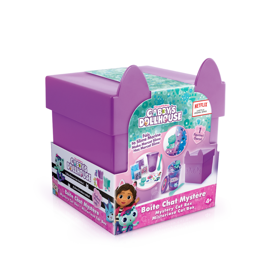Cajita de Gabby de Slime - Mini Cat Box Slime - La Casa de muñecas de Gabby - GAB025 - CanalToys