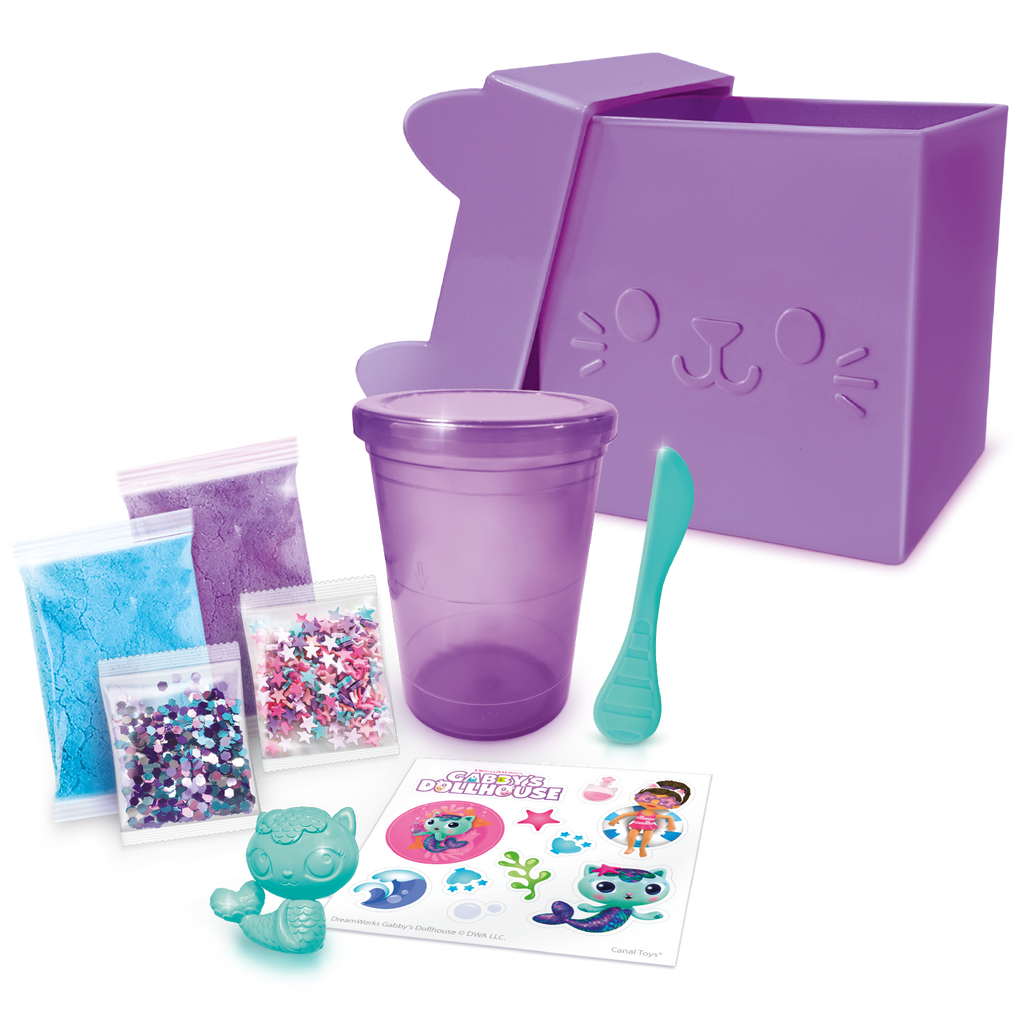 Cajita de Gabby de Slime - Mini Cat Box Slime - La Casa de muñecas de Gabby - GAB025 - CanalToys