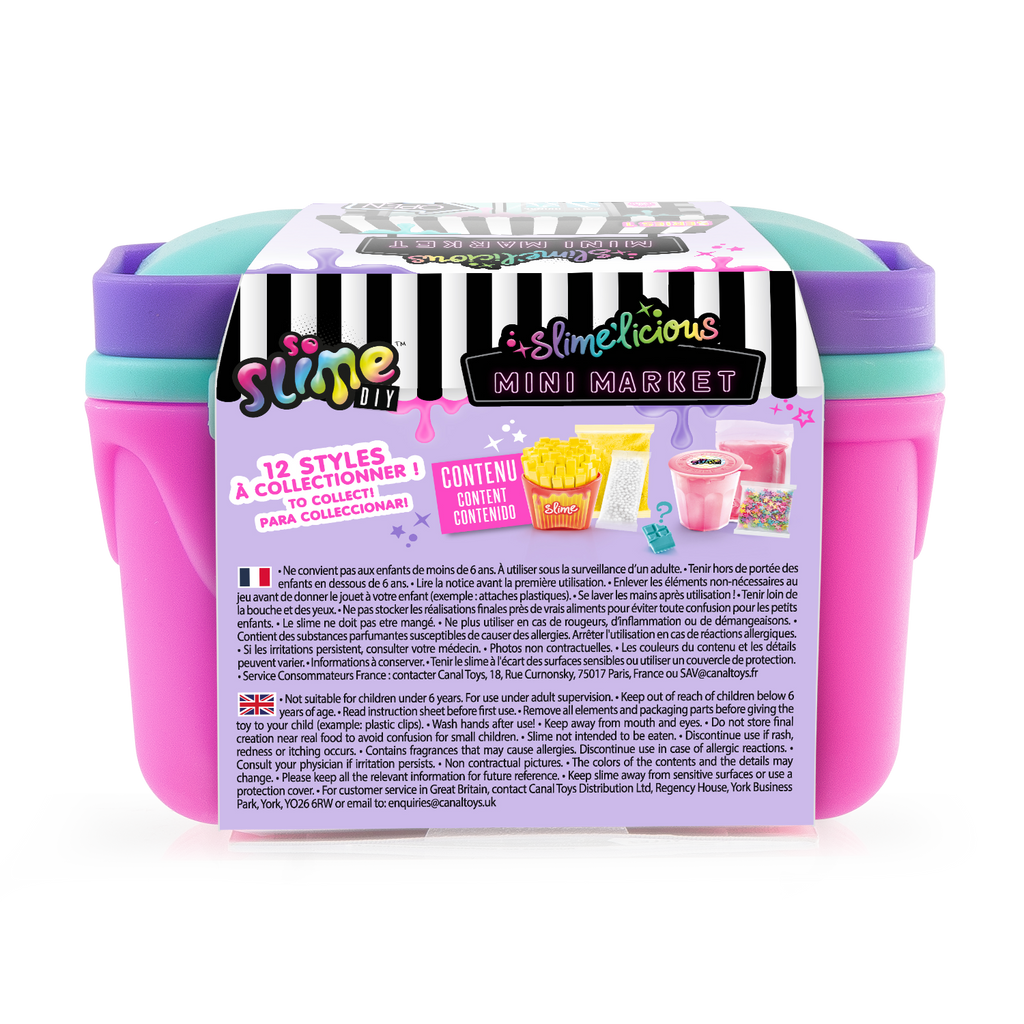 Cestita de PicNic de Slime - Slime Mini Food Case - So Slime - SSC240 - CanalToys