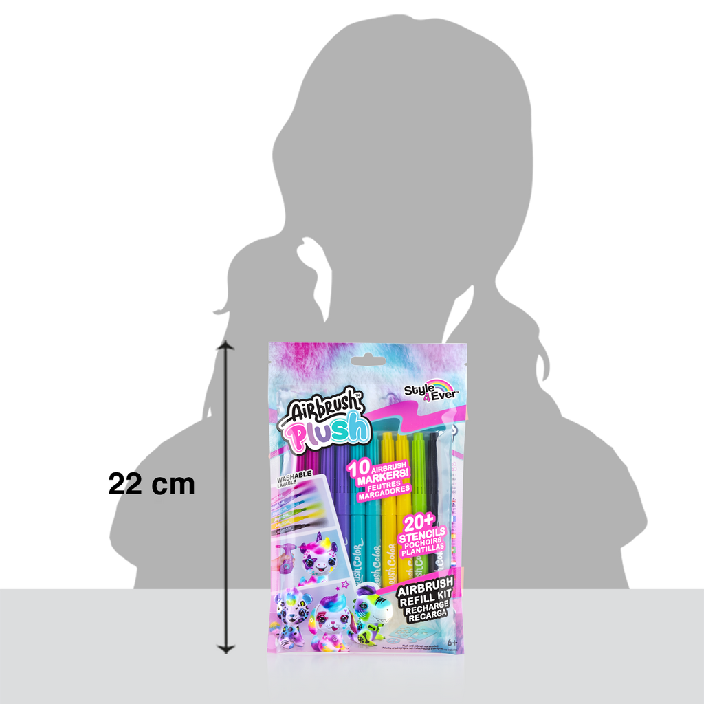 Colorea tu Mascota Refill - Airbrush Plush - OFG256 - CanalToys