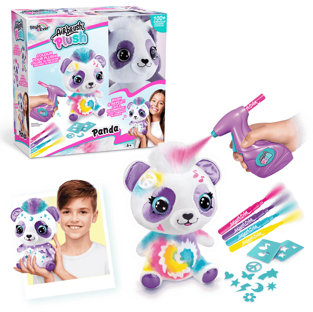 Colorea tu Panda - Airbrush Plush - Style 4 Ever - OFG257 - CanalToys