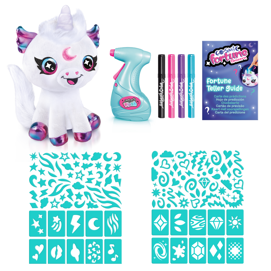 Colorea tu Unicornio Mágico - Cosmic Unicorn - Airbrush Plush - AIR028 - CanalToys