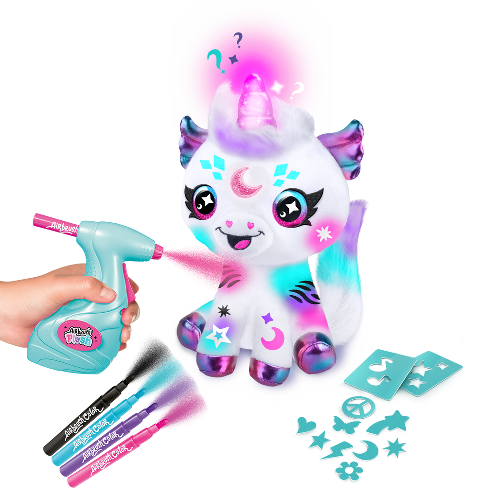 Colorea tu Unicornio Mágico - Cosmic Unicorn - Airbrush Plush - AIR028 - CanalToys