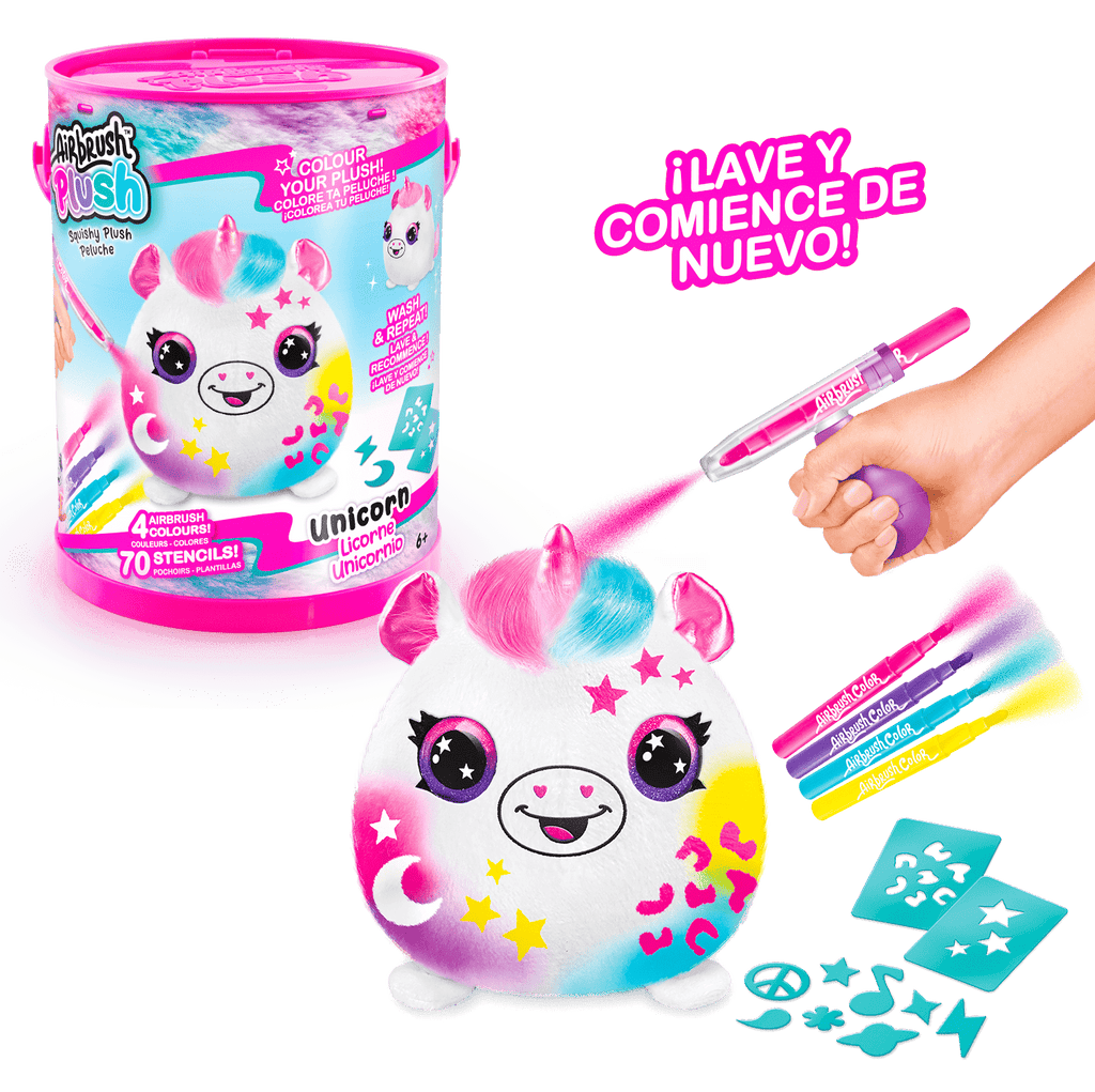 Cubo de Colorea tu Mascota - Colour your Plush Bucket - Airbrush Plush - Style 4 Ever - OFG266 - CanalToys
