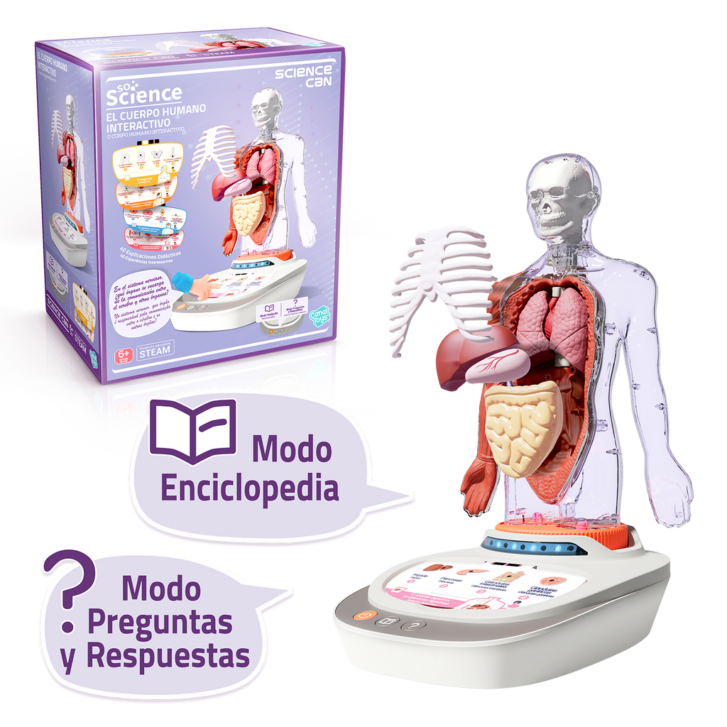 Cuerpo Humano: Vozpedia Interactiva - So Science - COS005 - CanalToys