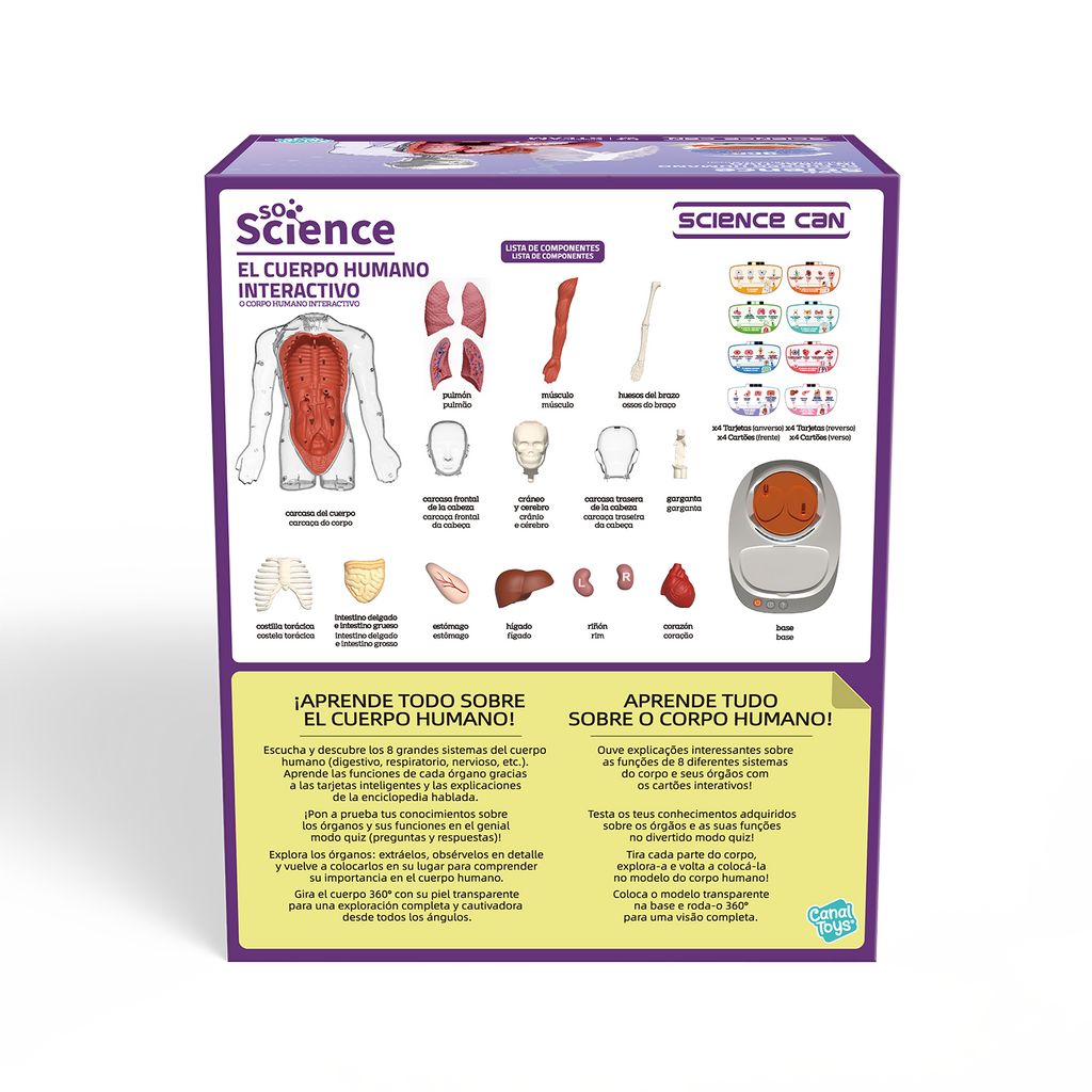 Cuerpo Humano: Vozpedia Interactiva - So Science - COS005 - CanalToys