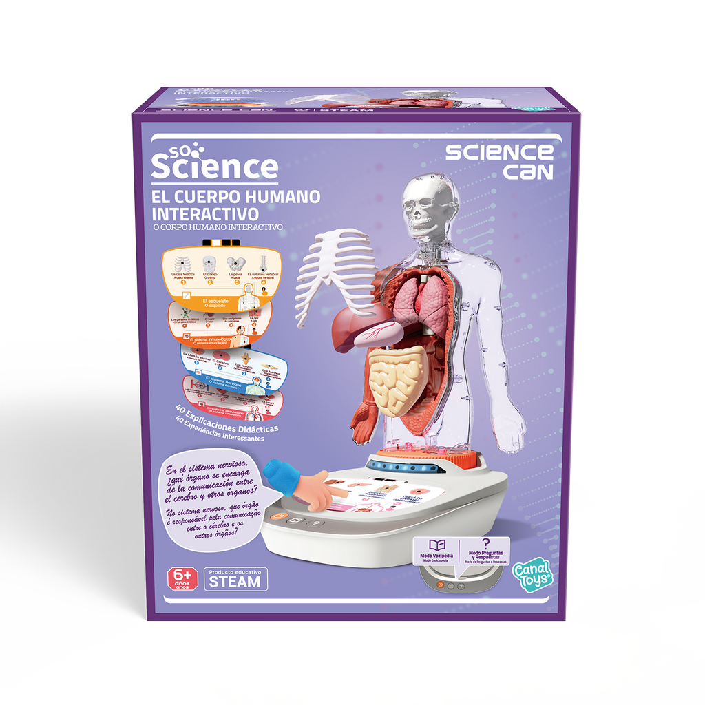 Cuerpo Humano: Vozpedia Interactiva - So Science - COS005 - CanalToys