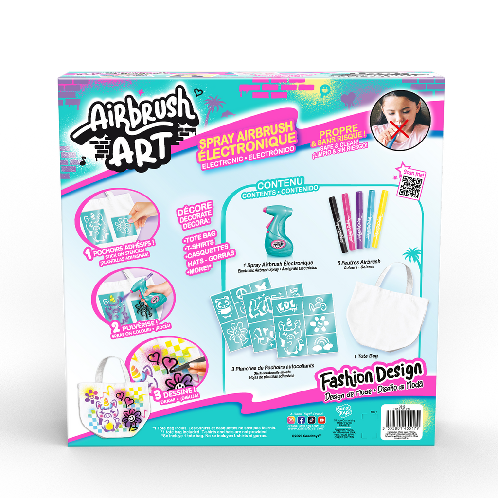 Diseño de Moda - Fashion Design -Airbrush Art - AIR016 - CanalToys