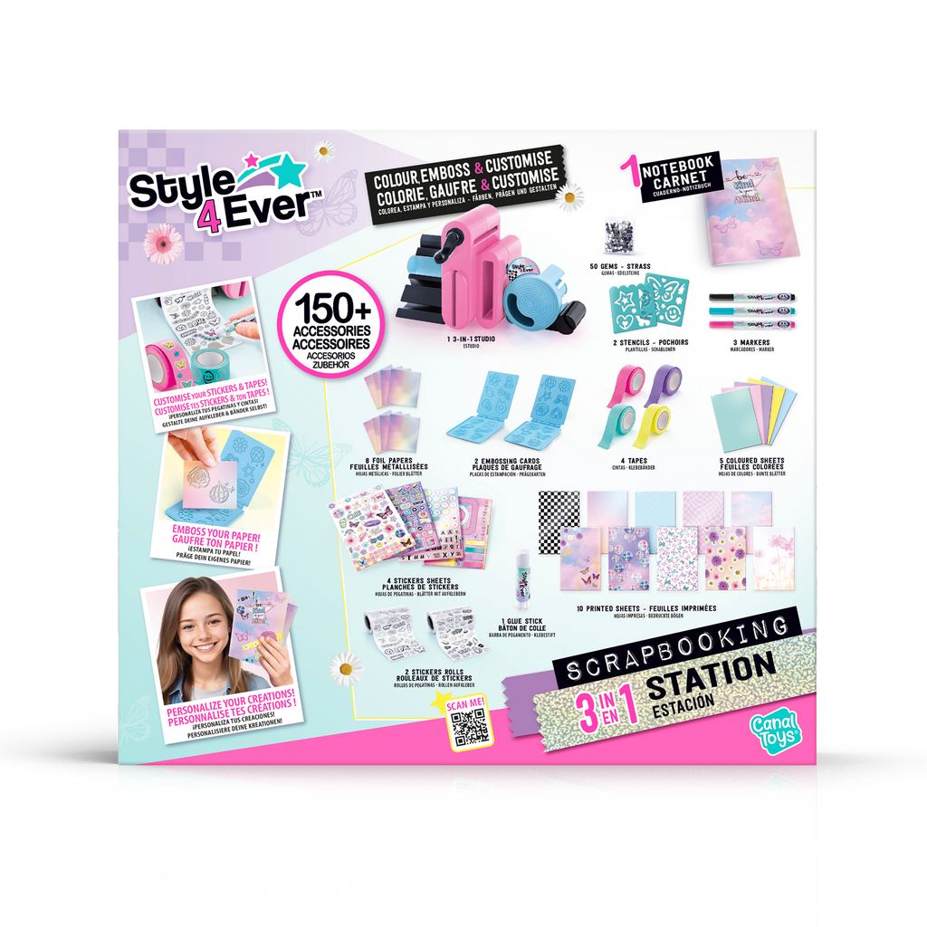 Estación de Decoración 3 en 1 - Scrapbooking 3 in 1 Station - Style4Ever - OFG275 - CanalToys