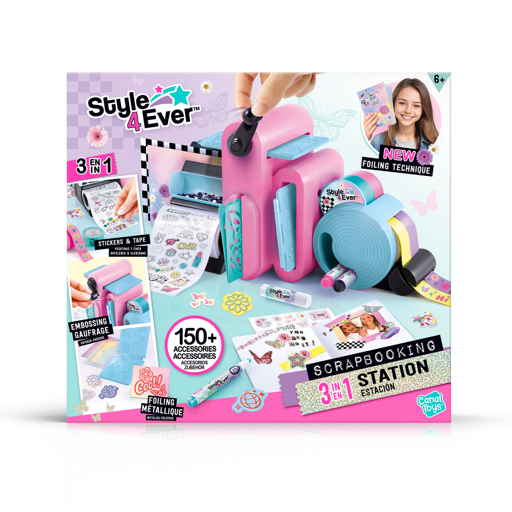 Estación de Decoración 3 en 1 - Scrapbooking 3 in 1 Station - Style4Ever - OFG275 - CanalToys