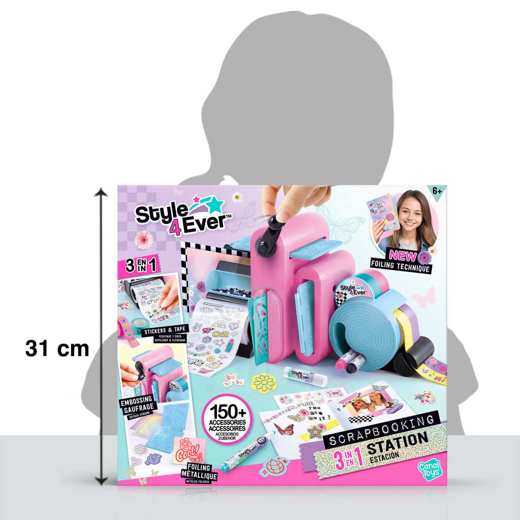 Estación de Decoración 3 en 1 - Scrapbooking 3 in 1 Station - Style4Ever - OFG275 - CanalToys