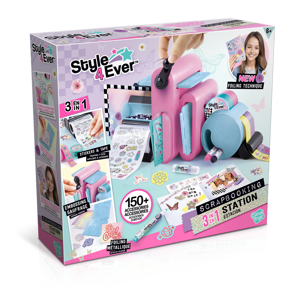 Estación de Decoración 3 en 1 - Scrapbooking 3 in 1 Station - Style4Ever - OFG275 - CanalToys