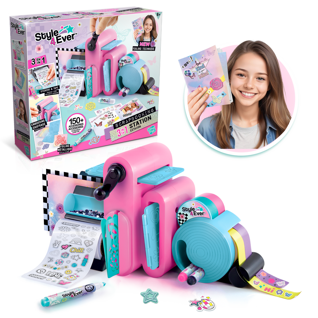 Estación de Decoración 3 en 1 - Scrapbooking 3 in 1 Station - Style4Ever - OFG275 - CanalToys