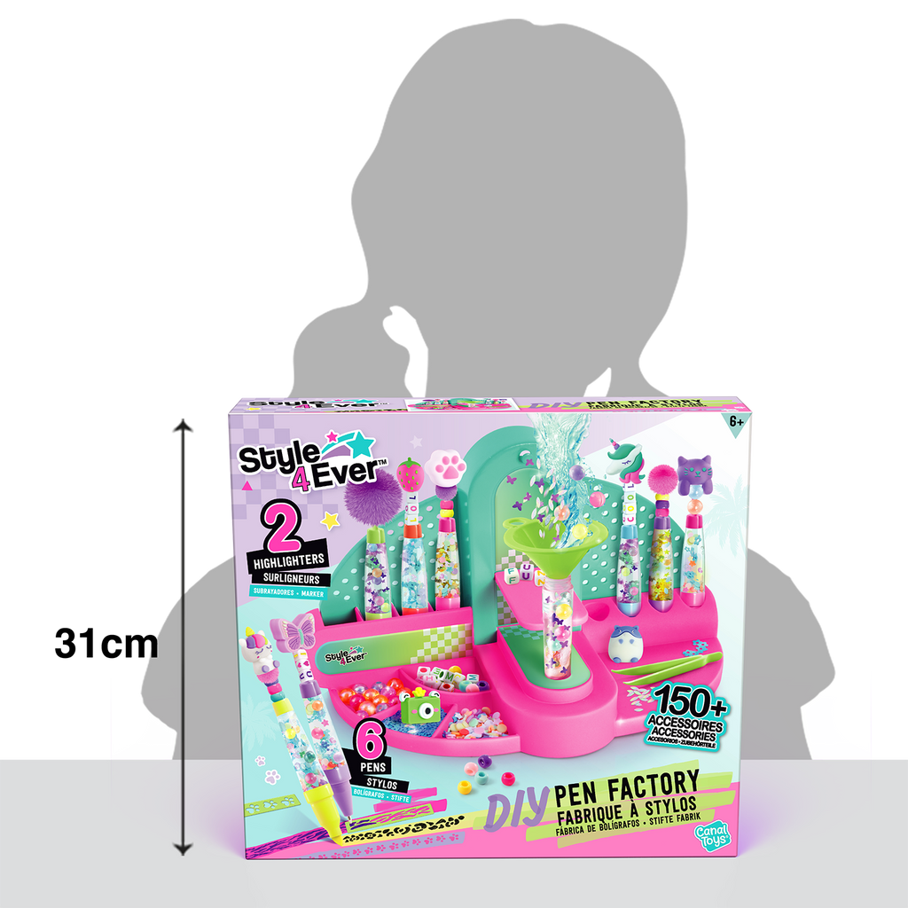 Fábrica de Bolígrafos  y Subrayadores DIY - Style 4 Ever - OFG306 - CanalToys