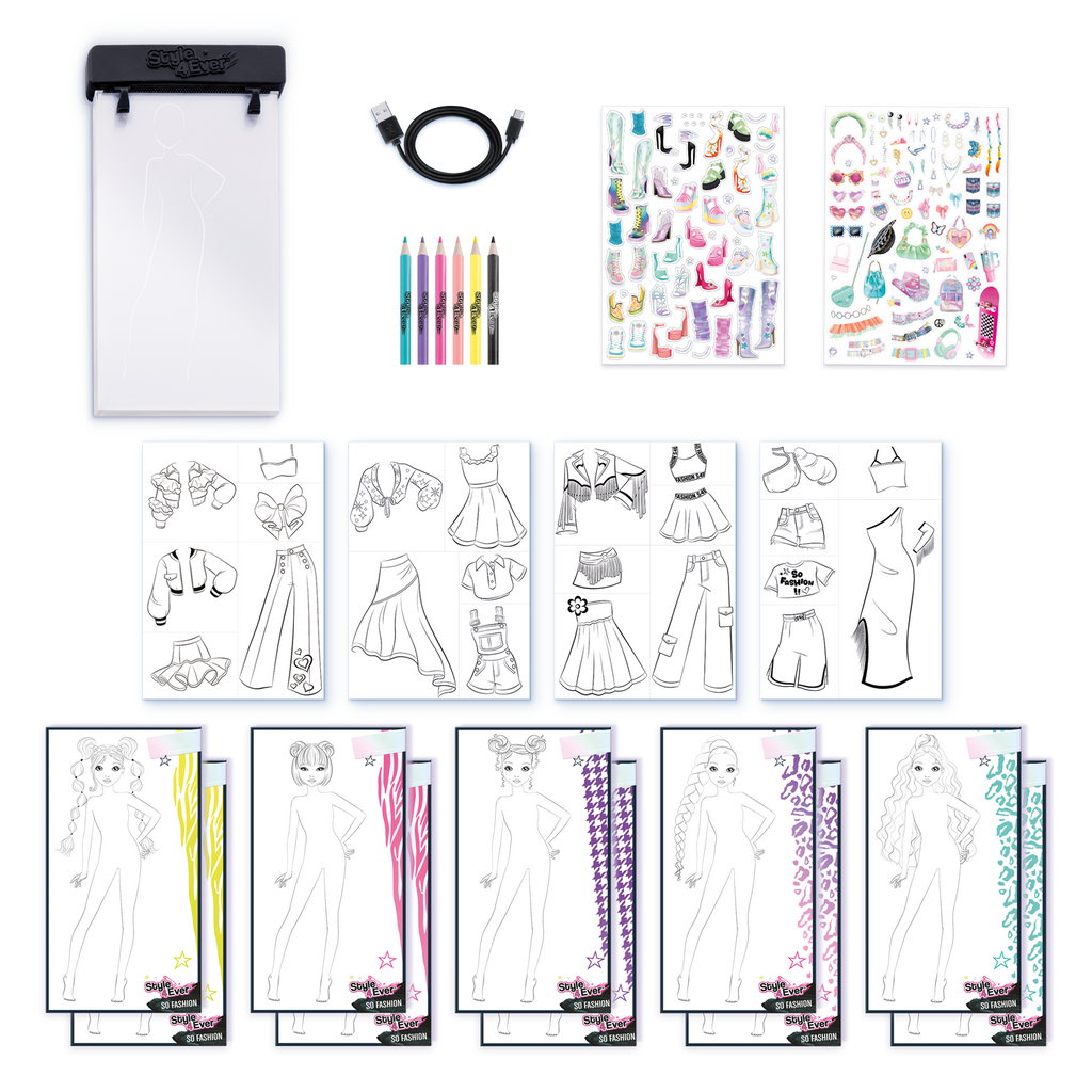 Fashion Designer Light-Up Pad - Style 4 Ever - OFG320 - CanalToys