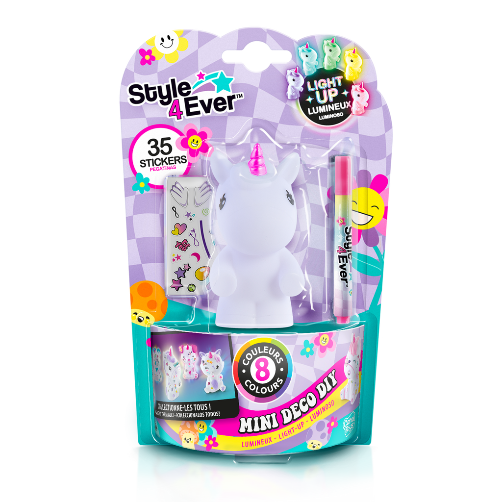 Figurita Luminosa para Decorar DIY - Mini Deco Light-Up - Style 4 Ever - OFG267 - CanalToys