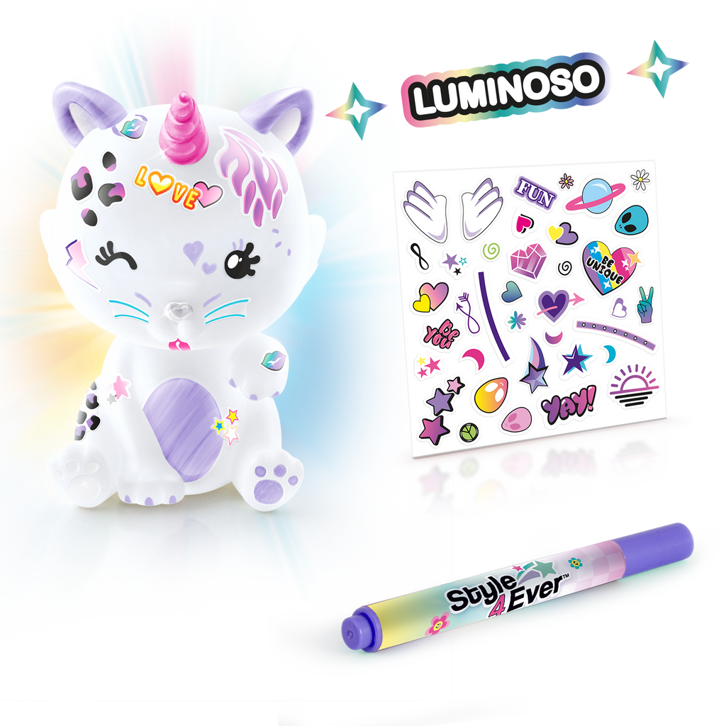Figurita Luminosa para Decorar DIY - Mini Deco Light-Up - Style 4 Ever - OFG267 - CanalToys