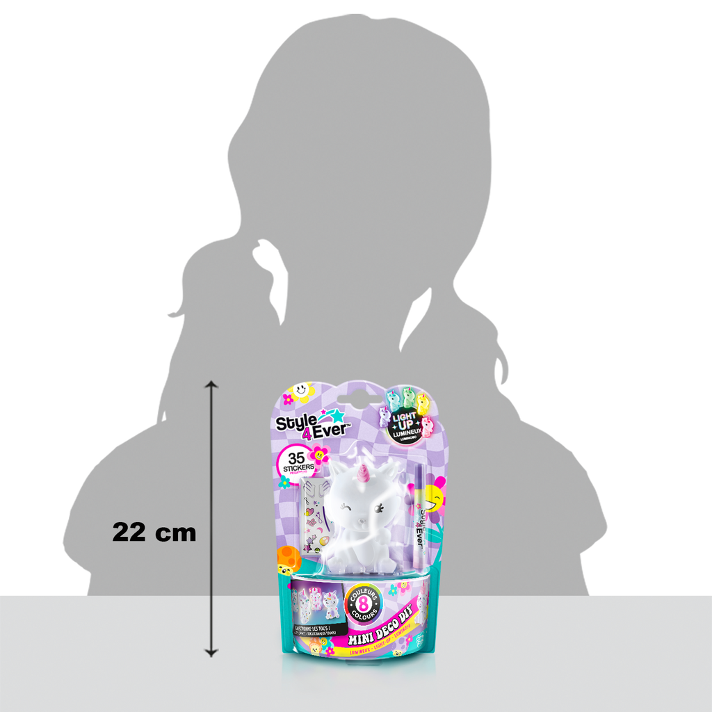 Figurita Luminosa para Decorar DIY - Mini Deco Light-Up - Style 4 Ever - OFG267 - CanalToys