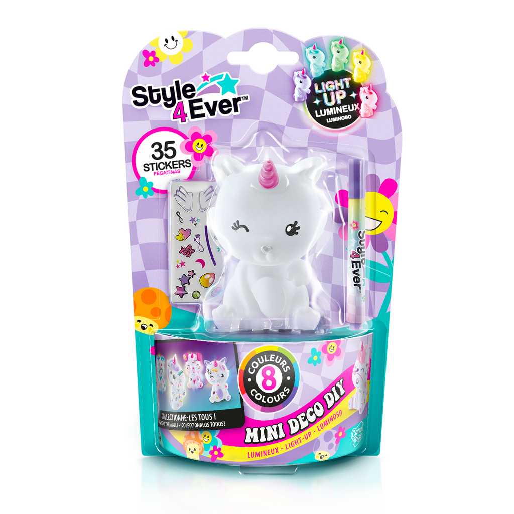 Figurita Luminosa para Decorar DIY - Mini Deco Light-Up - Style 4 Ever - OFG267 - CanalToys
