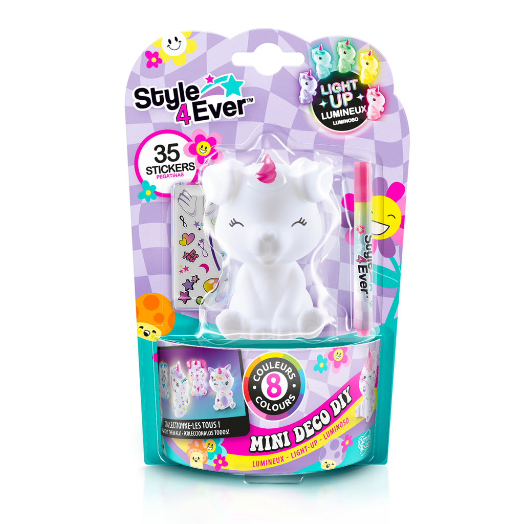 Figurita Luminosa para Decorar DIY - Mini Deco Light-Up - Style 4 Ever - OFG267 - CanalToys