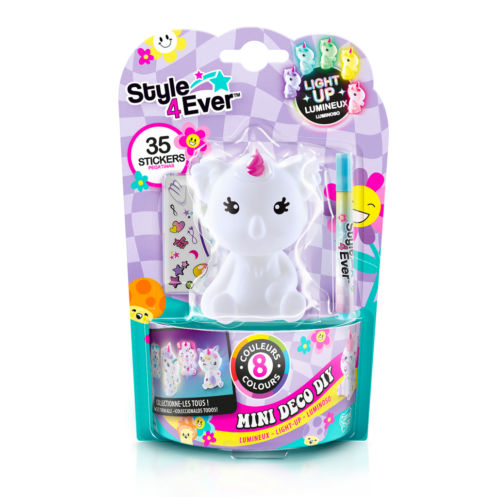 Figurita Luminosa para Decorar DIY - Mini Deco Light-Up - Style 4 Ever - OFG267 - CanalToys