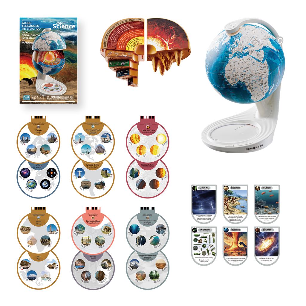Globo Terráqueo Interactivo - So Science - COS003 - CanalToys