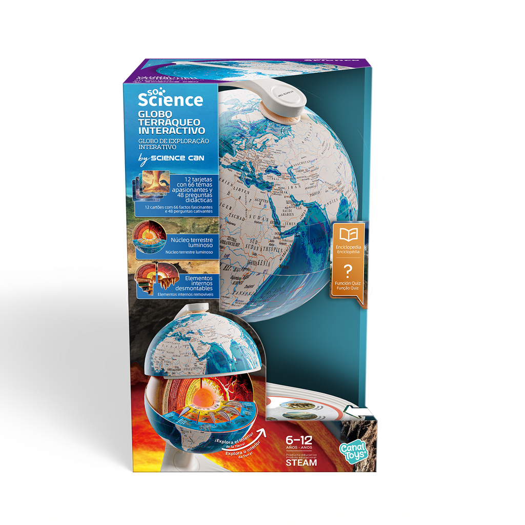 Globo Terráqueo Interactivo - So Science - COS003 - CanalToys