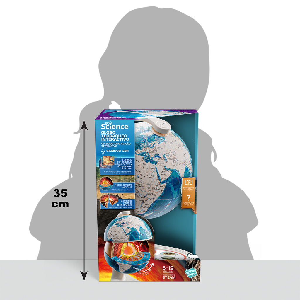 Globo Terráqueo Interactivo - So Science - COS003 - CanalToys