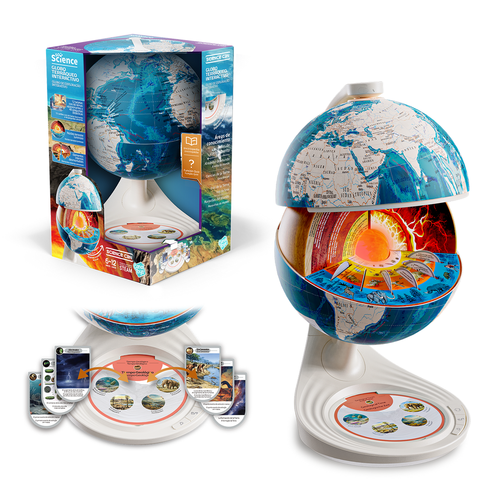 Globo Terráqueo Interactivo - So Science - COS003 - CanalToys
