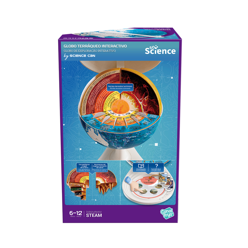 Globo Terráqueo Interactivo - So Science - COS003 - CanalToys