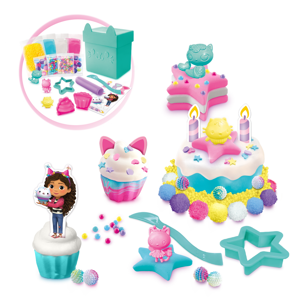 La Caja para Gatos de cumpleaños de Pastelillo - Gabby y La Casa Mágica - GAB015 - CanalToys