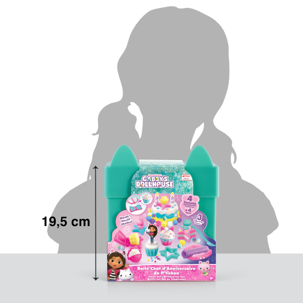 La Caja para Gatos de cumpleaños de Pastelillo - Gabby y La Casa Mágica - GAB015 - CanalToys