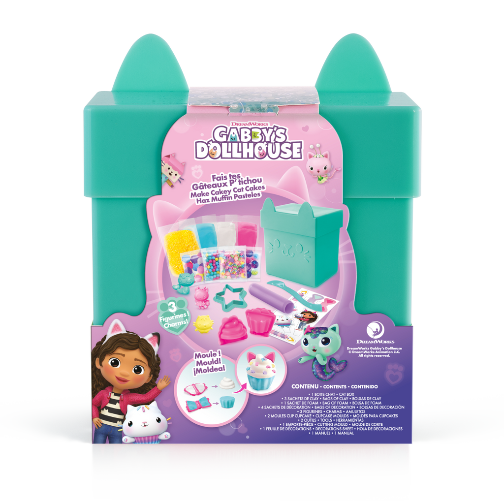 La Caja para Gatos de cumpleaños de Pastelillo - Gabby y La Casa Mágica - GAB015 - CanalToys