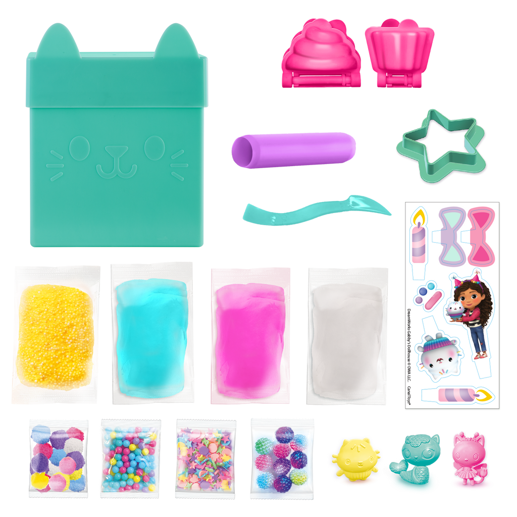 La Caja para Gatos de cumpleaños de Pastelillo - Gabby y La Casa Mágica - GAB015 - CanalToys